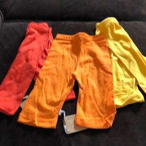 NWT! Three pairs of 0-3 newborn cotton pants